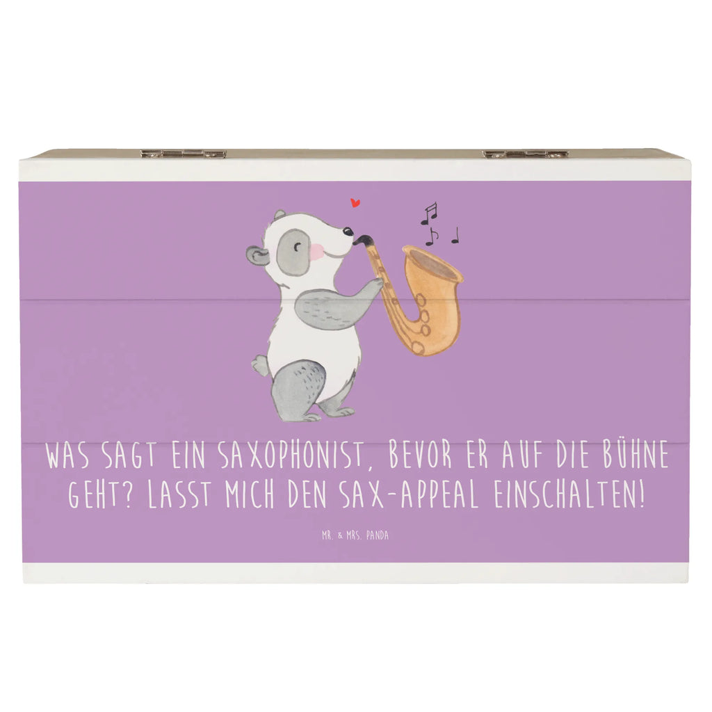 Holzkiste Magischer Saxophon-Charme Dekokiste, XXL, Kiste, Holzkiste, Truhe, Schatzkiste, Geschenkbox, Geschenkdose, Erinnerungsbox, Erinnerungskiste, Schatulle, Aufbewahrungsbox, Instrumente, Geschenke Musiker, Musikliebhaber