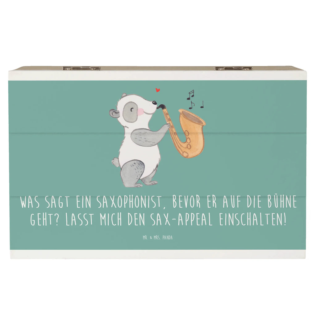 Holzkiste Magischer Saxophon-Charme Dekokiste, XXL, Kiste, Holzkiste, Truhe, Schatzkiste, Geschenkbox, Geschenkdose, Erinnerungsbox, Erinnerungskiste, Schatulle, Aufbewahrungsbox, Instrumente, Geschenke Musiker, Musikliebhaber