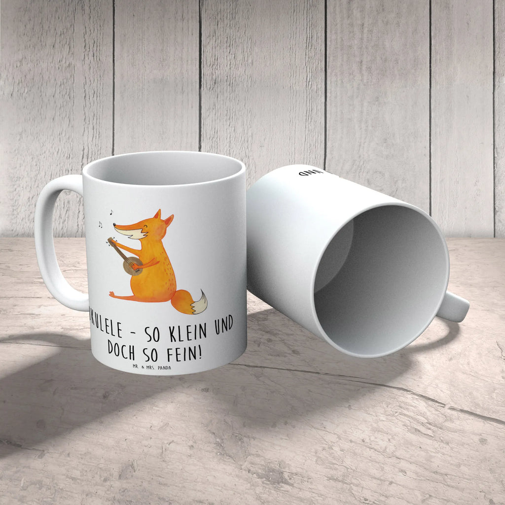 Mug Ukulele - so klein und doch so fein! Teetasse, Bürotasse, Tasse mit Zitaten, Tasse mit Motiven, Tasse, Geschenktasse, Porzellantasse, Kaffeetasse, Keramiktasse, Instrumente, Geschenke Musiker, Musikliebhaber