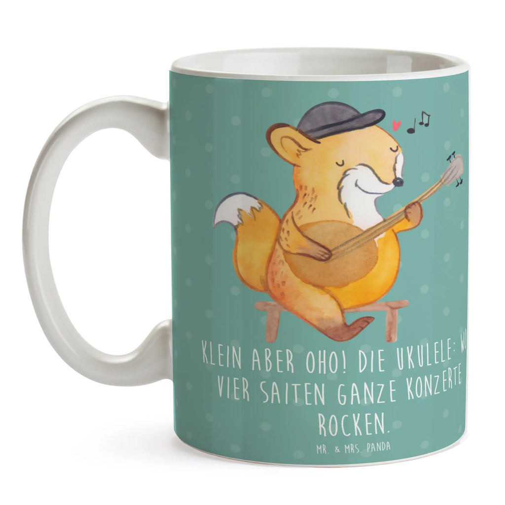 Tasse Ukulele Magie Tasse mit Zitaten, Keramiktasse, Porzellantasse, Kaffeetasse, Geschenktasse, Teetasse, Bürotasse, Tasse, Tasse mit Motiven, Instrumente, Geschenke Musiker, Musikliebhaber