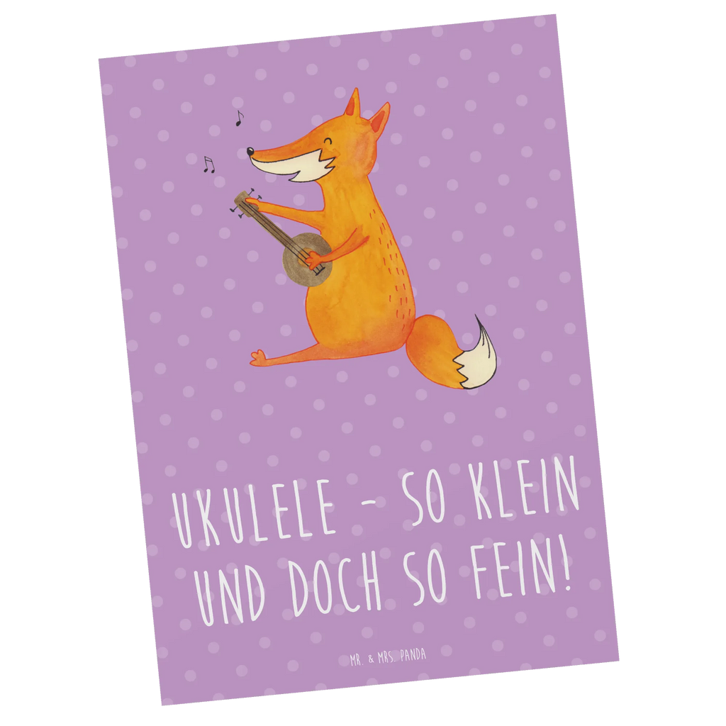 Postcard Ukulele - so klein und doch so fein! Karte, Ansichtskarte, Einladungskarten Geburtstag, Grußkarte, Ansichtskarten, Einladungskarte, Dankeskarte, Einladung Geburtstag, Geburtstagskarte, Geschenkkarte, Einladung, Postkarte, Instrumente, Geschenke Musiker, Musikliebhaber