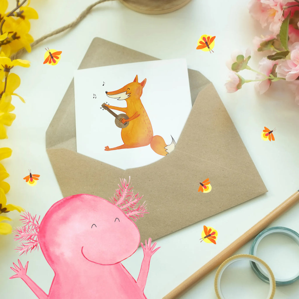 Grußkarte Zauberhafte Ukulele Hochzeitskarte, Geburtstagskarte, Ansichtskarten, Grußkarte, Klappkarte, Glückwunschkarte, Karte, Einladungskarte, Instrumente, Geschenke Musiker, Musikliebhaber