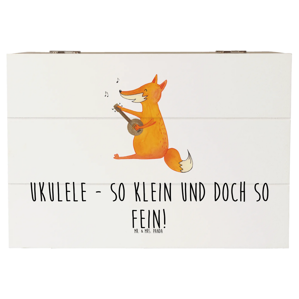 Holzkiste Zauberhafte Ukulele Aufbewahrungsbox, Kiste, XXL, Erinnerungsbox, Schatzkiste, Erinnerungskiste, Schatulle, Holzkiste, Geschenkbox, Truhe, Geschenkdose, Dekokiste, Instrumente, Geschenke Musiker, Musikliebhaber