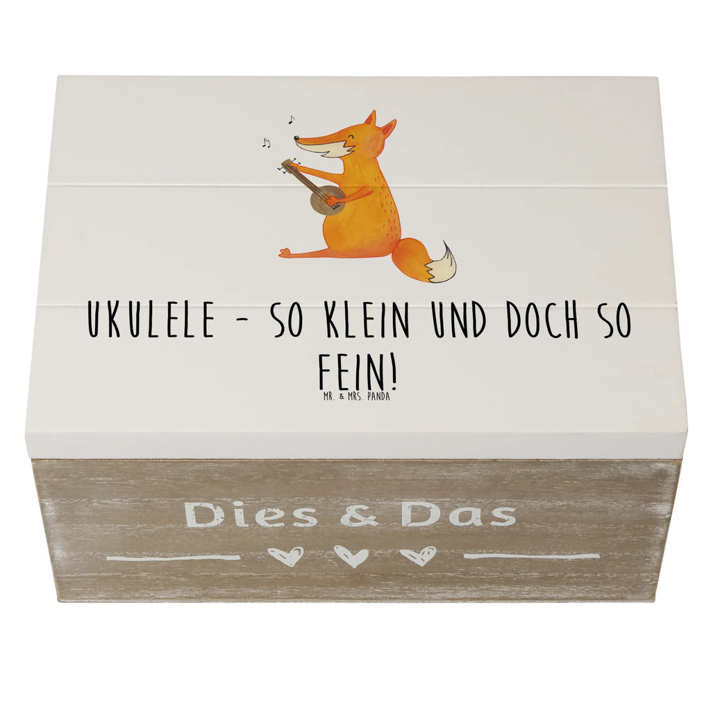 Holzkiste Zauberhafte Ukulele Aufbewahrungsbox, Kiste, XXL, Erinnerungsbox, Schatzkiste, Erinnerungskiste, Schatulle, Holzkiste, Geschenkbox, Truhe, Geschenkdose, Dekokiste, Instrumente, Geschenke Musiker, Musikliebhaber