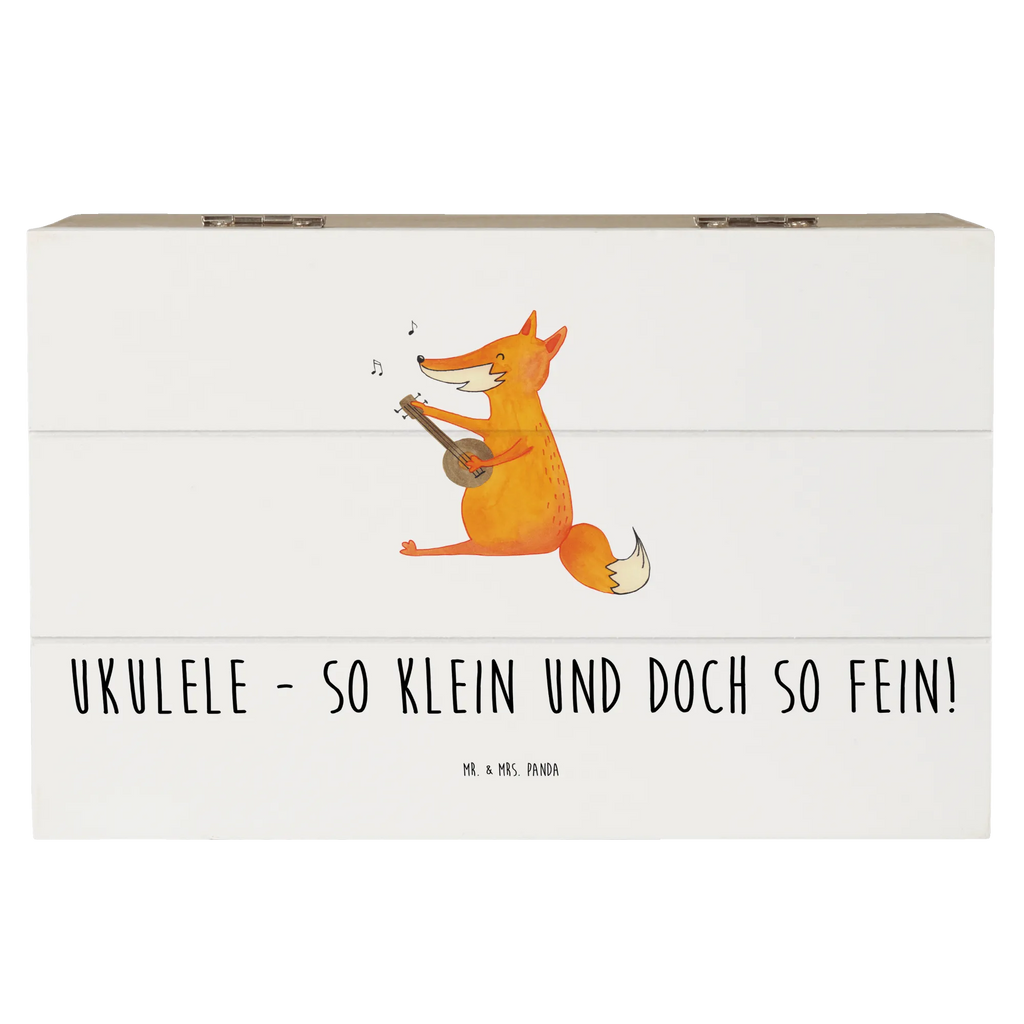 Holzkiste Zauberhafte Ukulele Aufbewahrungsbox, Kiste, XXL, Erinnerungsbox, Schatzkiste, Erinnerungskiste, Schatulle, Holzkiste, Geschenkbox, Truhe, Geschenkdose, Dekokiste, Instrumente, Geschenke Musiker, Musikliebhaber