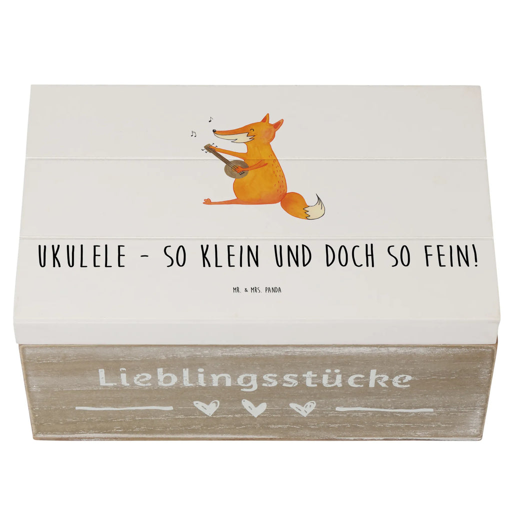 Holzkiste Zauberhafte Ukulele Aufbewahrungsbox, Kiste, XXL, Erinnerungsbox, Schatzkiste, Erinnerungskiste, Schatulle, Holzkiste, Geschenkbox, Truhe, Geschenkdose, Dekokiste, Instrumente, Geschenke Musiker, Musikliebhaber