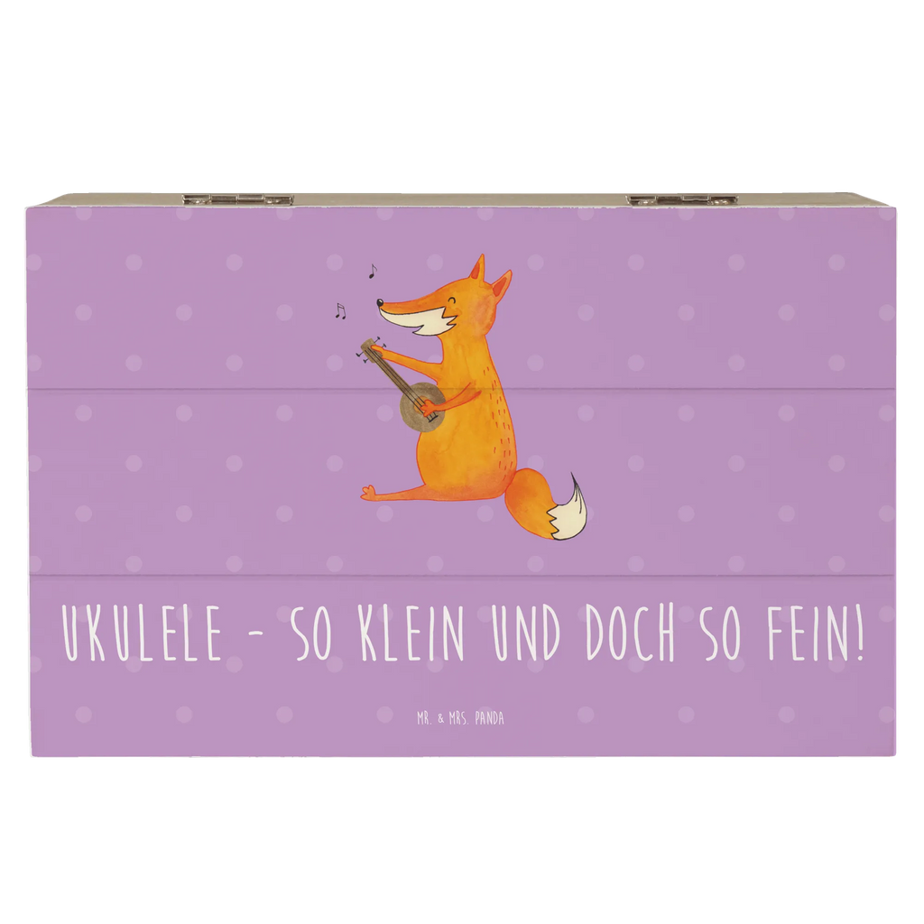 Holzkiste Zauberhafte Ukulele Aufbewahrungsbox, Kiste, XXL, Erinnerungsbox, Schatzkiste, Erinnerungskiste, Schatulle, Holzkiste, Geschenkbox, Truhe, Geschenkdose, Dekokiste, Instrumente, Geschenke Musiker, Musikliebhaber