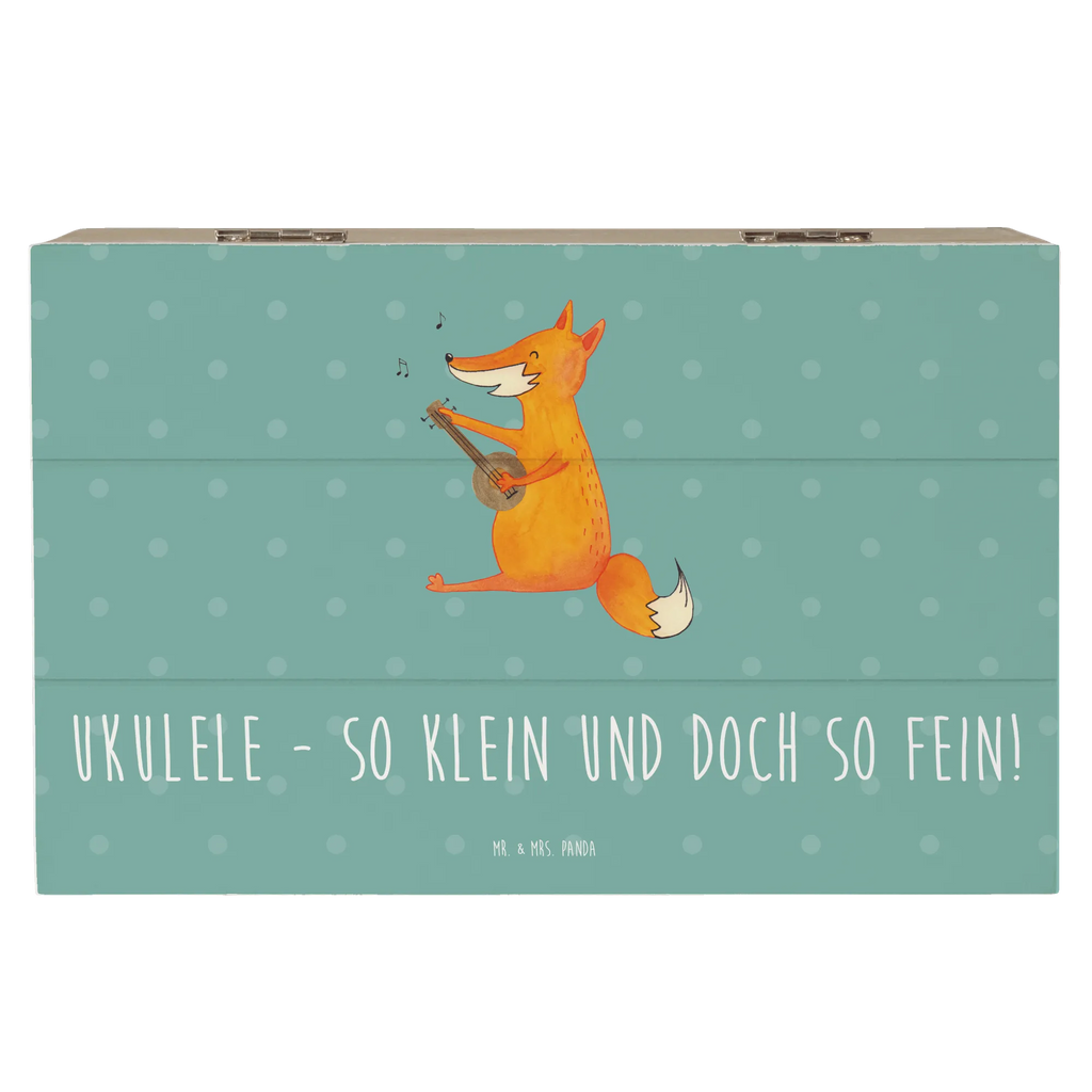 Holzkiste Zauberhafte Ukulele Aufbewahrungsbox, Kiste, XXL, Erinnerungsbox, Schatzkiste, Erinnerungskiste, Schatulle, Holzkiste, Geschenkbox, Truhe, Geschenkdose, Dekokiste, Instrumente, Geschenke Musiker, Musikliebhaber