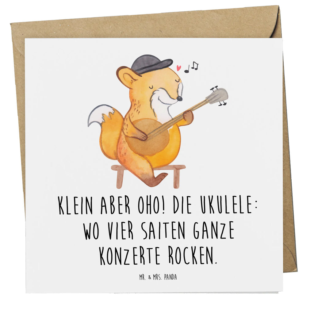 Deluxe Karte Ukulele Magie Geburtstagskarte, Einladungskarte, Klappkarte, Karte, Hochwertige Klappkarte, Glückwunschkarte, Grußkarte, Hochzeitskarte, Hochwertige Grußkarte, Instrumente, Geschenke Musiker, Musikliebhaber