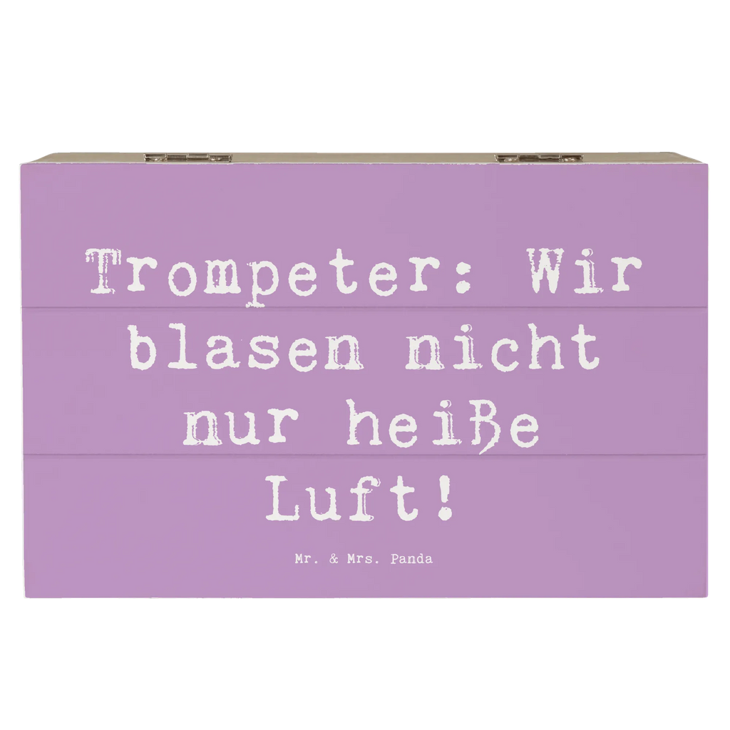 Holzkiste Spruch Trompete Kunst Geschenkbox, Erinnerungskiste, Erinnerungsbox, Aufbewahrungsbox, XXL, Holzkiste, Dekokiste, Truhe, Schatulle, Geschenkdose, Schatzkiste, Kiste, Instrumente, Geschenke Musiker, Musikliebhaber