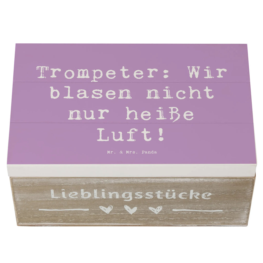 Holzkiste Spruch Trompete Kunst Geschenkbox, Erinnerungskiste, Erinnerungsbox, Aufbewahrungsbox, XXL, Holzkiste, Dekokiste, Truhe, Schatulle, Geschenkdose, Schatzkiste, Kiste, Instrumente, Geschenke Musiker, Musikliebhaber