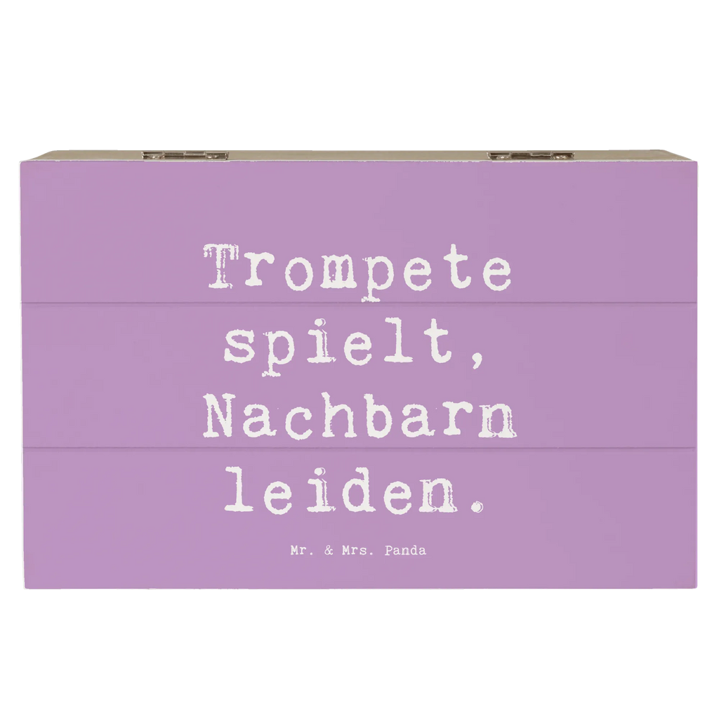 Holzkiste Spruch Trompete Freude Kiste, Dekokiste, Holzkiste, Erinnerungskiste, Schatzkiste, Geschenkdose, Schatulle, Geschenkbox, XXL, Aufbewahrungsbox, Erinnerungsbox, Truhe, Instrumente, Geschenke Musiker, Musikliebhaber