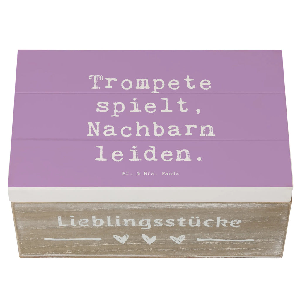 Holzkiste Spruch Trompete Freude Kiste, Dekokiste, Holzkiste, Erinnerungskiste, Schatzkiste, Geschenkdose, Schatulle, Geschenkbox, XXL, Aufbewahrungsbox, Erinnerungsbox, Truhe, Instrumente, Geschenke Musiker, Musikliebhaber