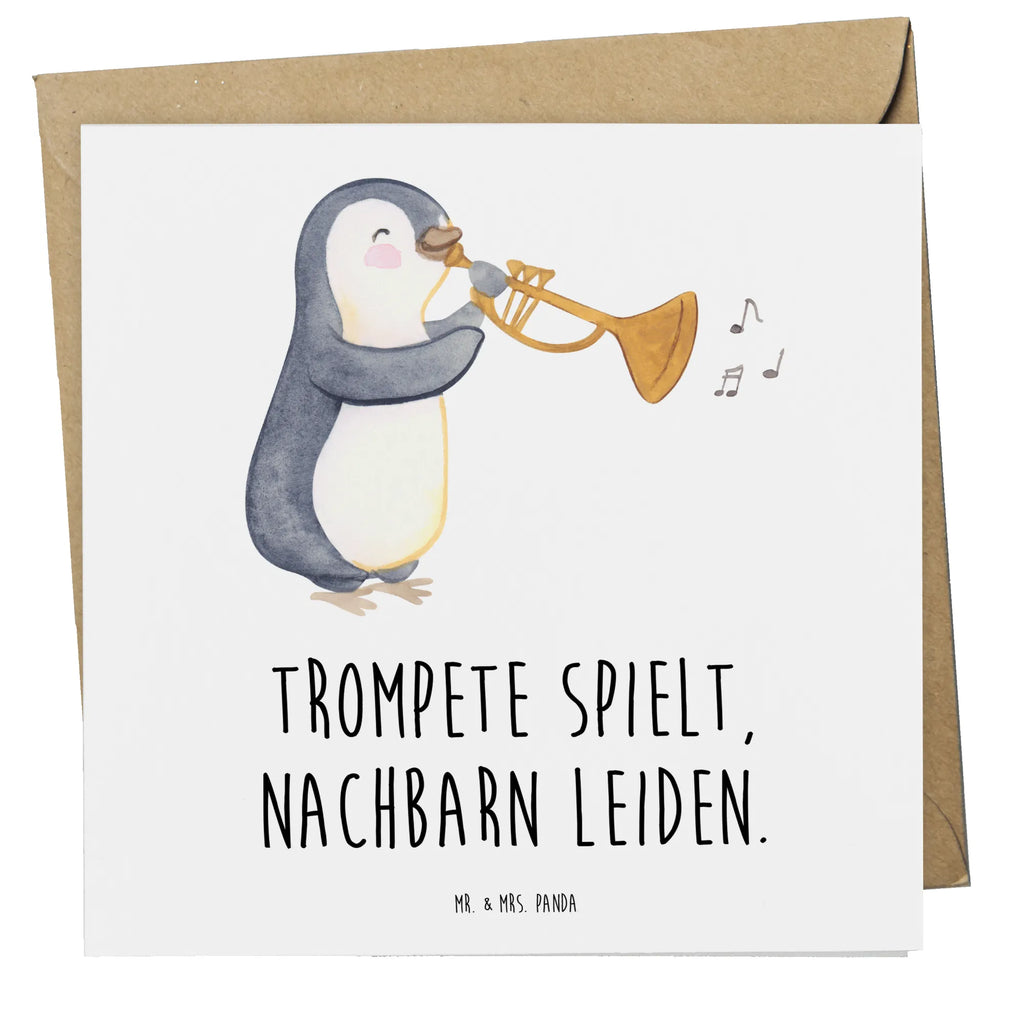 Deluxe Karte Trompete Freude Klappkarte, Glückwunschkarte, Hochzeitskarte, Einladungskarte, Hochwertige Grußkarte, Geburtstagskarte, Karte, Grußkarte, Hochwertige Klappkarte, Instrumente, Geschenke Musiker, Musikliebhaber