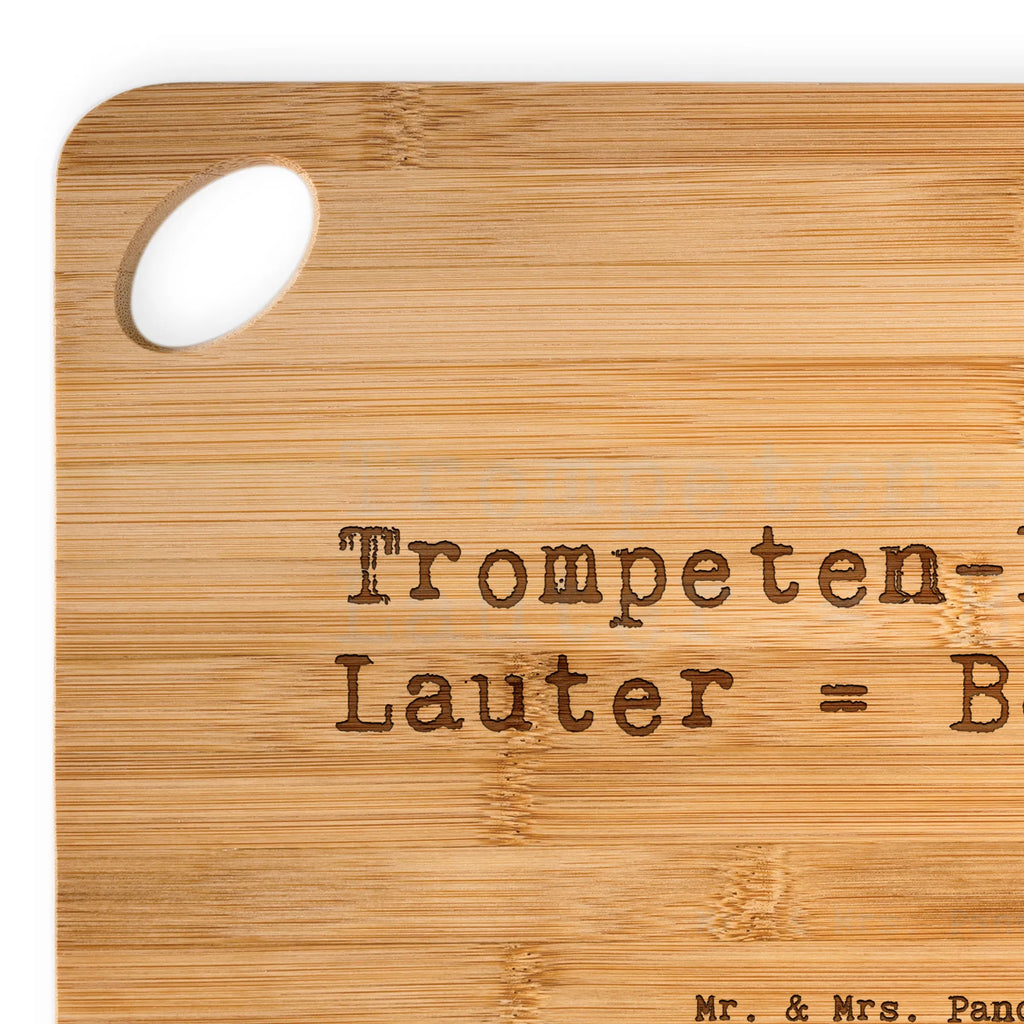 Holzbrett Spruch Trompeten Weisheit Holzbrett, Schneidebrett, Servierbrett, Hackbrett, Holzbrettchen, Brett, Küchenbrett, Frühstücksbrett, Instrumente, Geschenke Musiker, Musikliebhaber