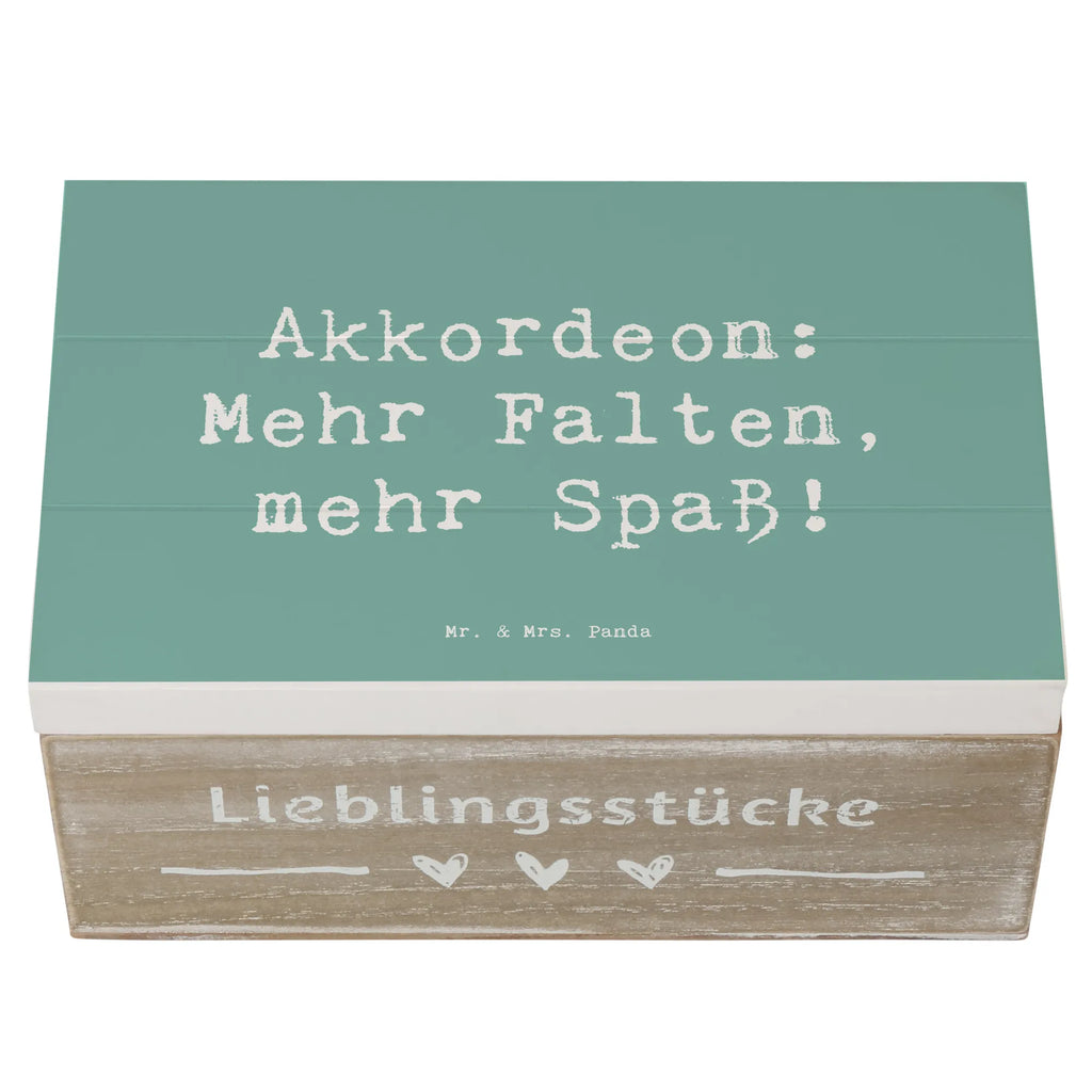 Holzkiste Spruch Akkordeon Spaß Geschenkbox, Holzkiste, Dekokiste, Aufbewahrungsbox, Kiste, XXL, Schatzkiste, Truhe, Geschenkdose, Erinnerungsbox, Schatulle, Erinnerungskiste, Instrumente, Geschenke Musiker, Musikliebhaber
