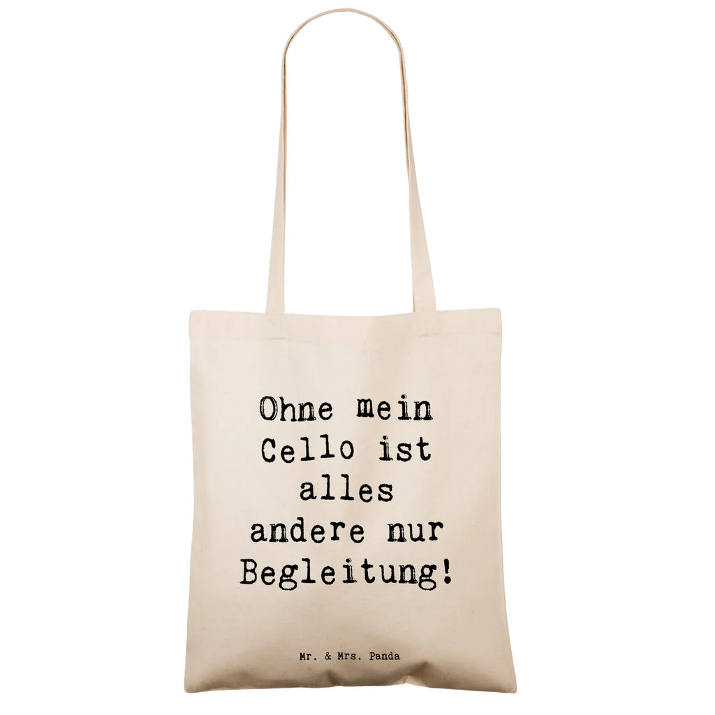 Tote bag Saying Ohne mein Cello ist alles andere nur Begleitung! Beuteltasche, Beutel, Einkaufstasche, Jutebeutel, Stoffbeutel, Tasche, Shopper, Umhängetasche, Strandtasche, Schultertasche, Stofftasche, Tragetasche, Badetasche, Jutetasche, Einkaufstüte, Laptoptasche, Instrumente, Geschenke Musiker, Musikliebhaber