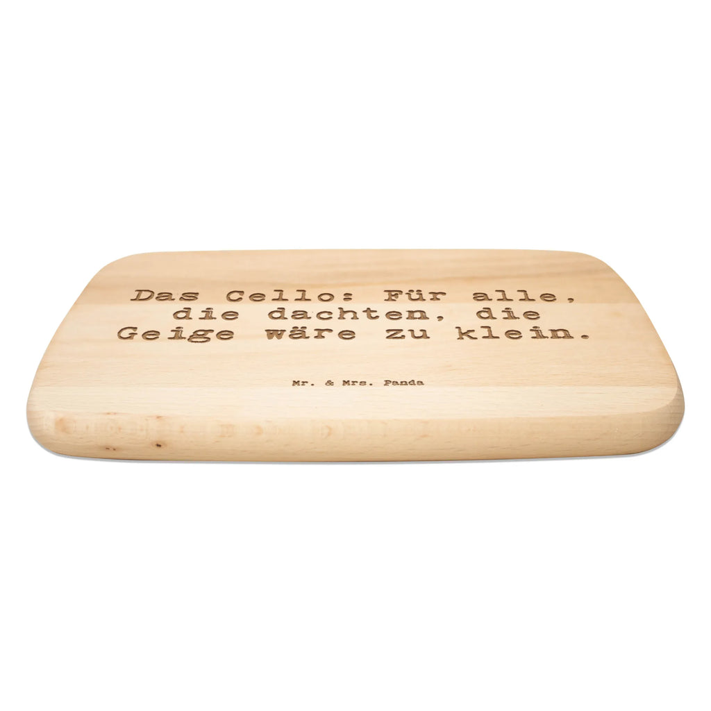 Serving board Saying Das Cello: Für alle, die dachten, die Geige wäre zu klein. cutting board, Board, breakfast board, Instruments, gifts for musicians, music enthusiasts