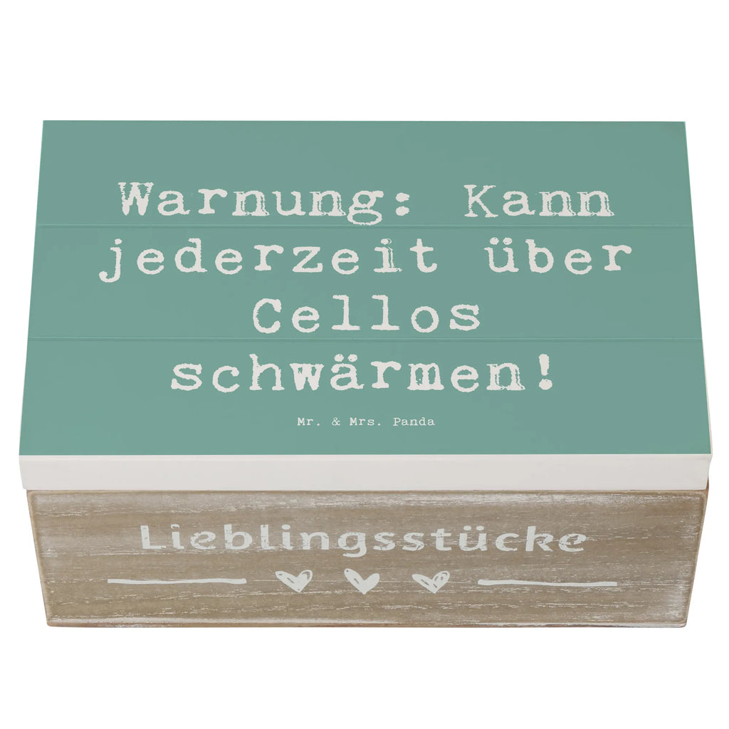 Holzkiste Spruch Cello Schwärmerei Holzkiste, Geschenkdose, Dekokiste, Erinnerungskiste, Aufbewahrungsbox, Schatulle, Geschenkbox, Schatzkiste, Erinnerungsbox, Truhe, XXL, Kiste, Instrumente, Geschenke Musiker, Musikliebhaber