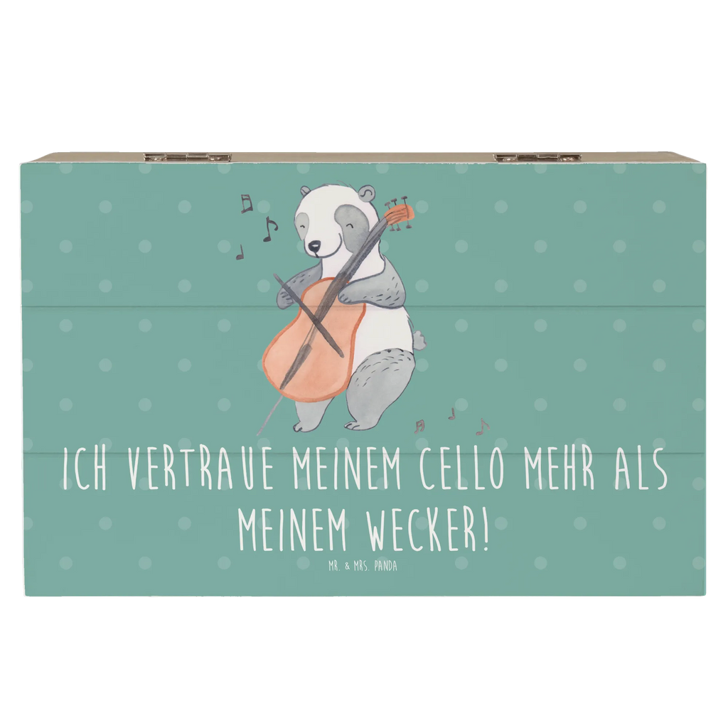 Wooden chest Ich vertraue meinem Cello mehr als meinem Wecker! Truhe, Geschenkbox, Holzkiste, Dekokiste, Aufbewahrungsbox, XXL, Erinnerungsbox, Schatulle, Geschenkdose, Kiste, Schatzkiste, Erinnerungskiste, Instrumente, Geschenke Musiker, Musikliebhaber