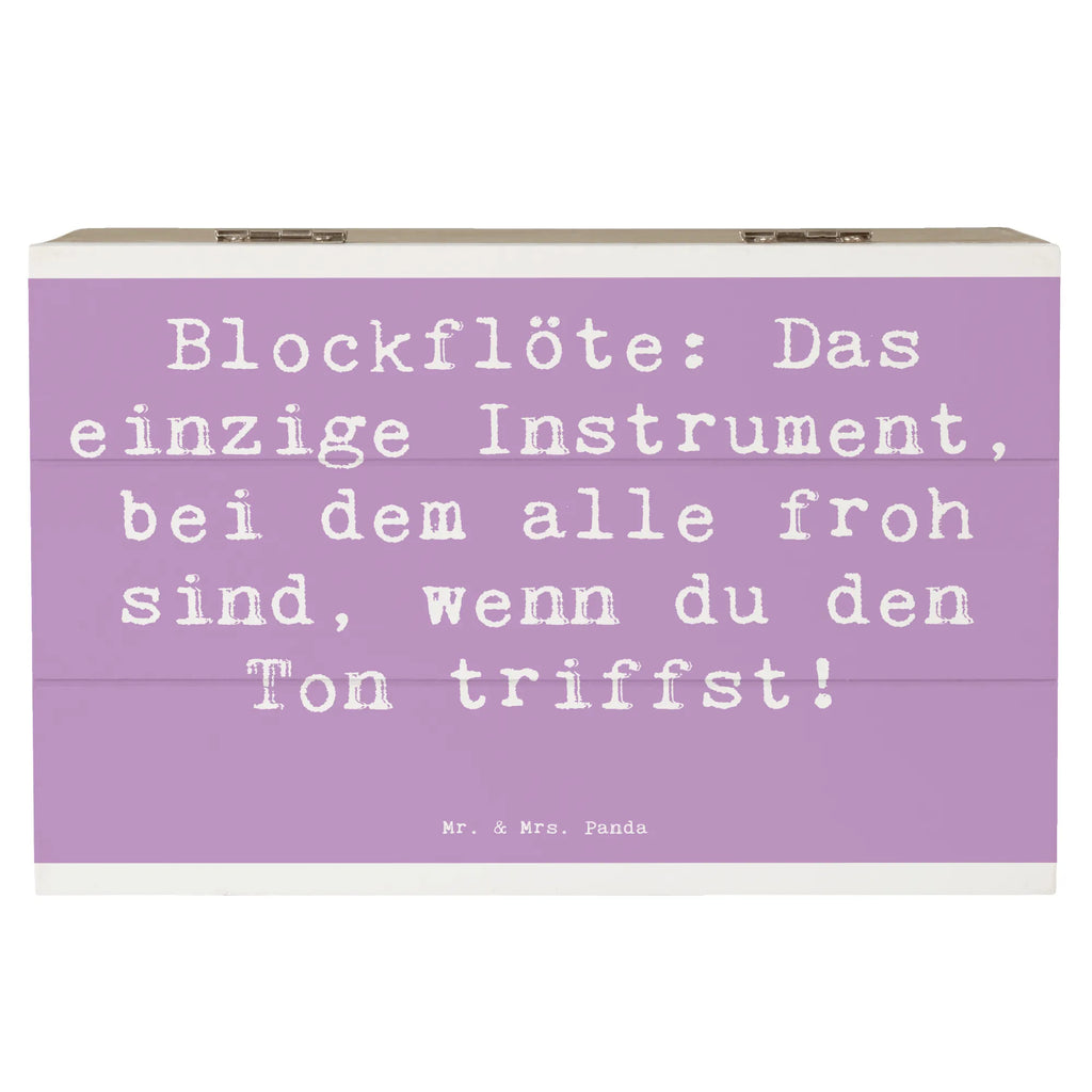Holzkiste Spruch Blockflöte Freude Geschenkbox, Dekokiste, Kiste, XXL, Erinnerungskiste, Aufbewahrungsbox, Geschenkdose, Holzkiste, Schatzkiste, Schatulle, Erinnerungsbox, Truhe, Instrumente, Geschenke Musiker, Musikliebhaber