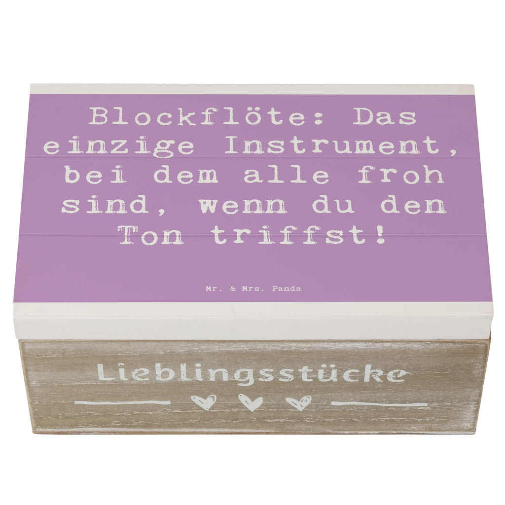 Holzkiste Spruch Blockflöte Freude Geschenkbox, Dekokiste, Kiste, XXL, Erinnerungskiste, Aufbewahrungsbox, Geschenkdose, Holzkiste, Schatzkiste, Schatulle, Erinnerungsbox, Truhe, Instrumente, Geschenke Musiker, Musikliebhaber