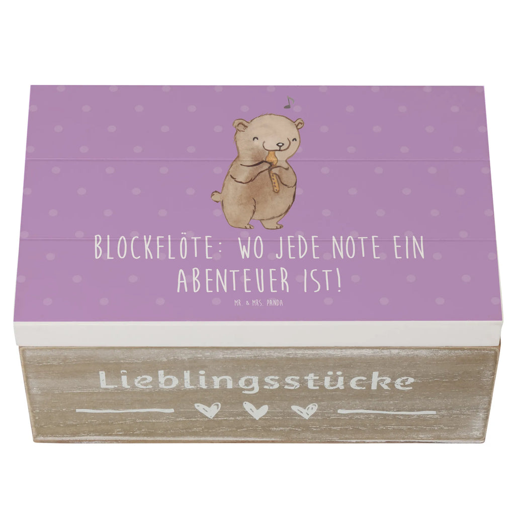 Holzkiste Abenteuer Blockflöte Kiste, Geschenkdose, Dekokiste, Schatulle, Holzkiste, XXL, Truhe, Geschenkbox, Aufbewahrungsbox, Erinnerungsbox, Schatzkiste, Erinnerungskiste, Instrumente, Geschenke Musiker, Musikliebhaber