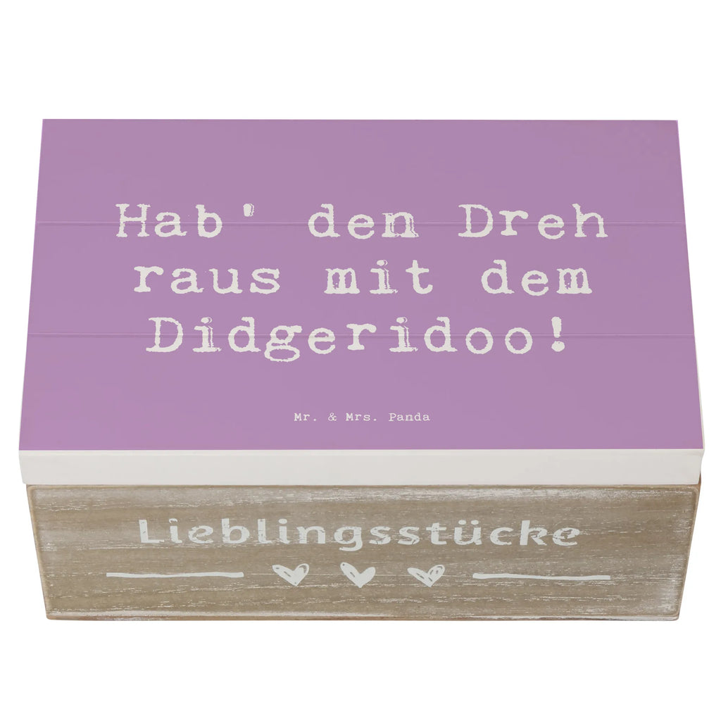 Holzkiste Spruch Didgeridoo Dreh Schatzkiste, Aufbewahrungsbox, Holzkiste, XXL, Schatulle, Dekokiste, Erinnerungsbox, Geschenkbox, Geschenkdose, Kiste, Truhe, Erinnerungskiste, Instrumente, Geschenke Musiker, Musikliebhaber