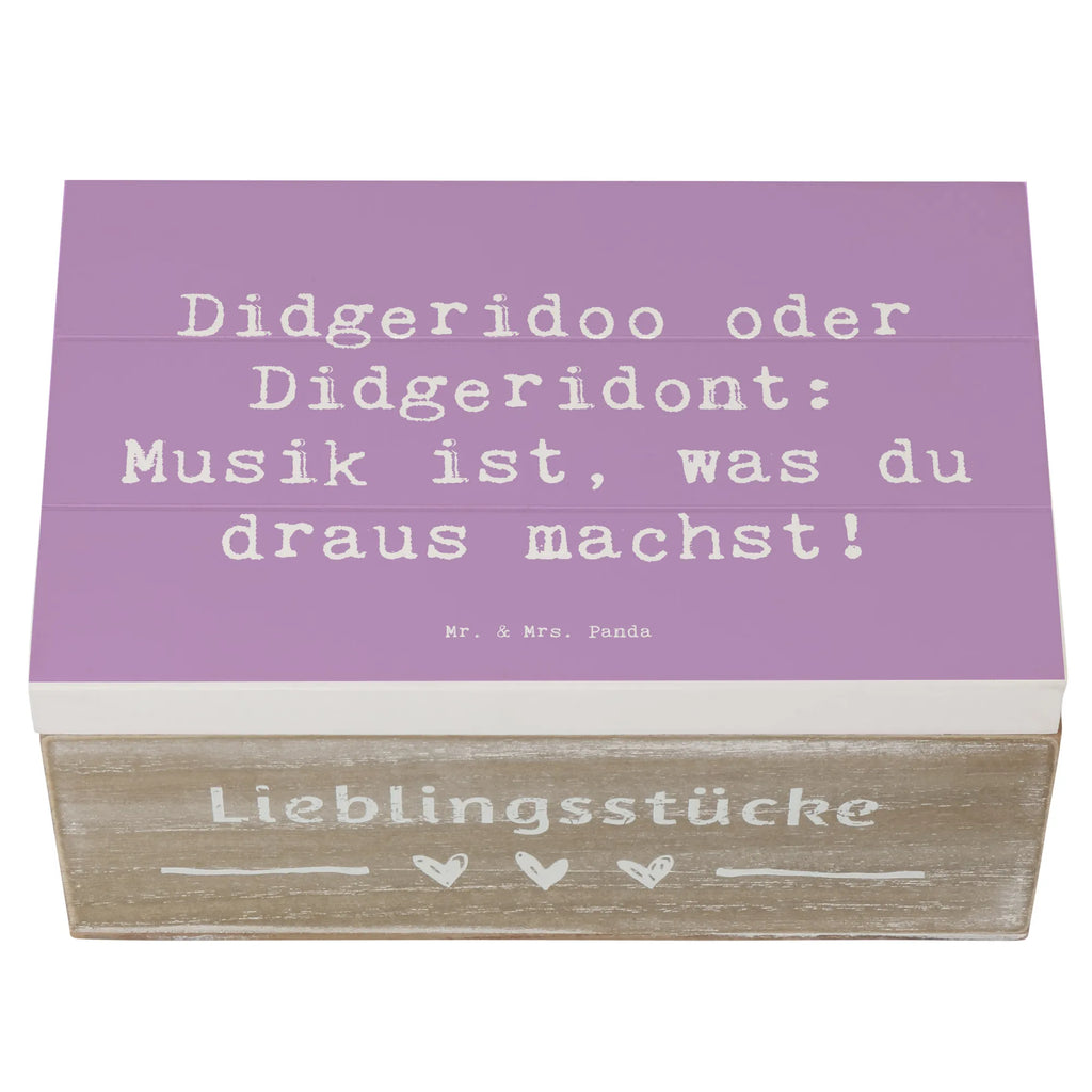 Holzkiste Spruch Didgeridoo Musik Truhe, Geschenkbox, XXL, Geschenkdose, Schatulle, Erinnerungsbox, Erinnerungskiste, Dekokiste, Kiste, Schatzkiste, Holzkiste, Aufbewahrungsbox, Instrumente, Geschenke Musiker, Musikliebhaber