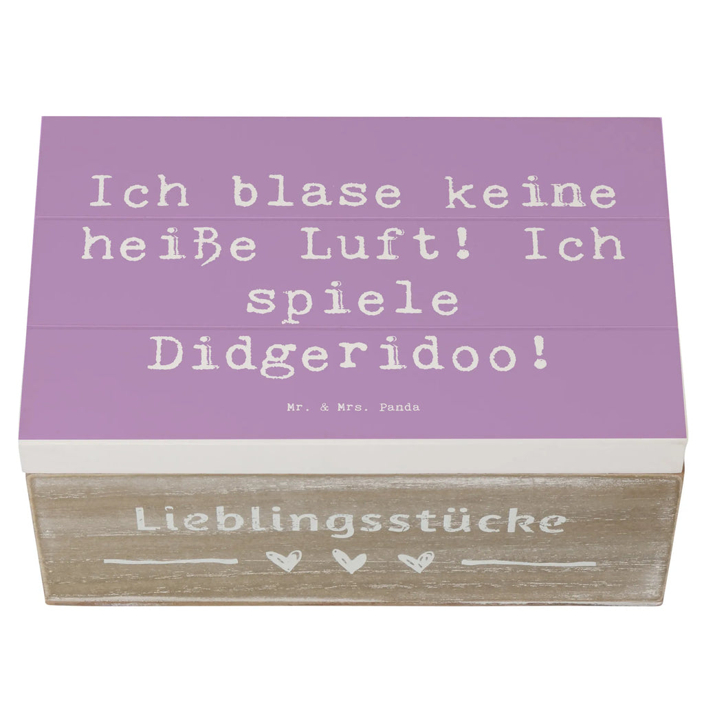 Holzkiste Spruch Didgeridoo Spieler Erinnerungskiste, Holzkiste, XXL, Geschenkbox, Kiste, Aufbewahrungsbox, Dekokiste, Truhe, Erinnerungsbox, Schatzkiste, Geschenkdose, Schatulle, Instrumente, Geschenke Musiker, Musikliebhaber