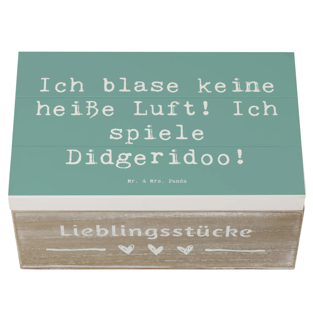 Holzkiste Spruch Didgeridoo Spieler Erinnerungskiste, Holzkiste, XXL, Geschenkbox, Kiste, Aufbewahrungsbox, Dekokiste, Truhe, Erinnerungsbox, Schatzkiste, Geschenkdose, Schatulle, Instrumente, Geschenke Musiker, Musikliebhaber