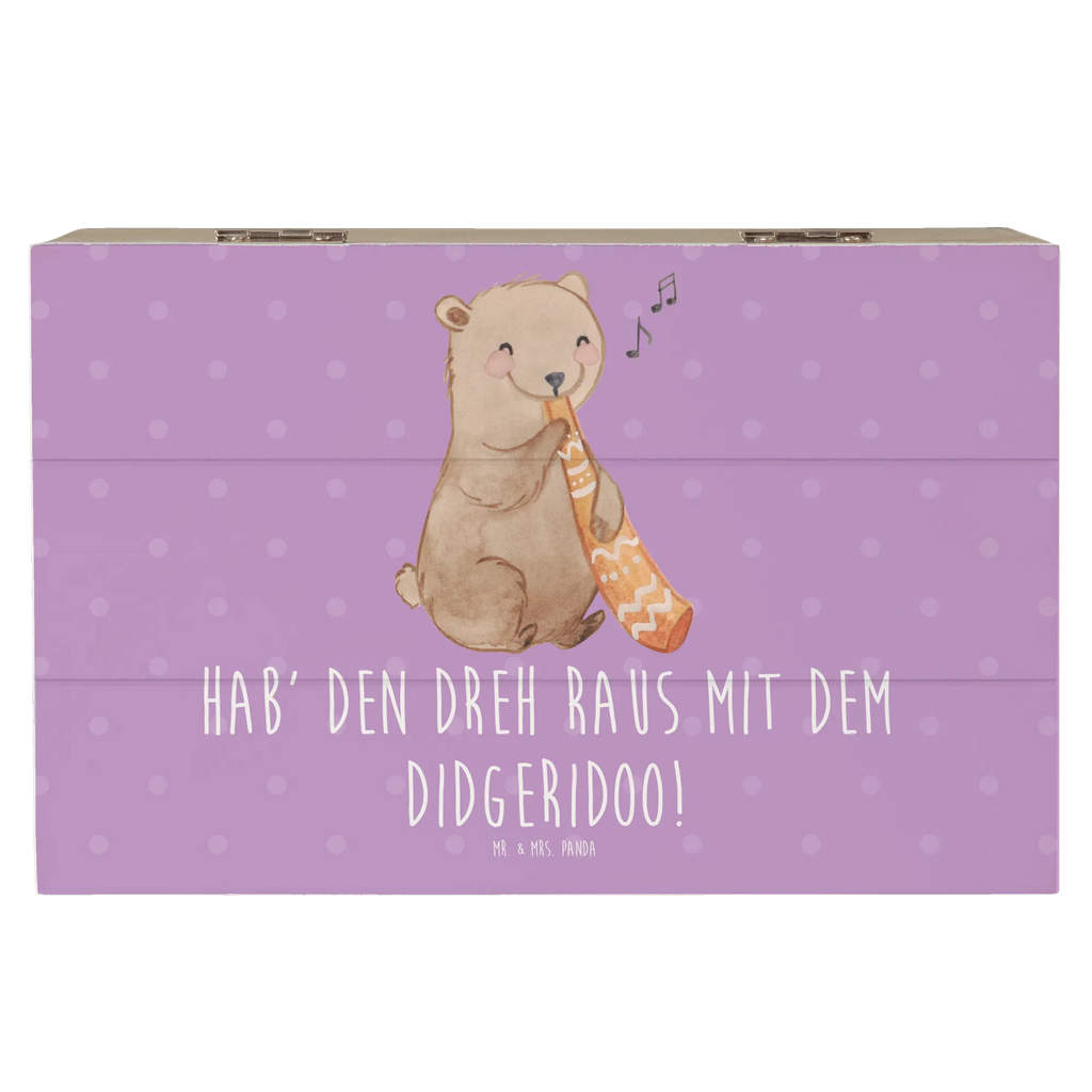 Wooden chest Hab' den Dreh raus mit dem Didgeridoo! XXL, Dekokiste, Schatulle, Geschenkbox, Erinnerungskiste, Kiste, Holzkiste, Schatzkiste, Truhe, Erinnerungsbox, Geschenkdose, Aufbewahrungsbox, Instrumente, Geschenke Musiker, Musikliebhaber