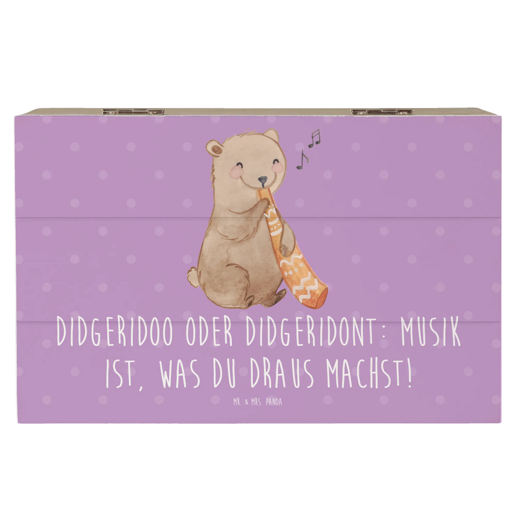 Wooden chest Didgeridoo oder Didgeridont: Musik ist, was du draus machst! Aufbewahrungsbox, Schatzkiste, Holzkiste, Geschenkbox, Dekokiste, Geschenkdose, Erinnerungskiste, Erinnerungsbox, XXL, Truhe, Kiste, Schatulle, Instrumente, Geschenke Musiker, Musikliebhaber