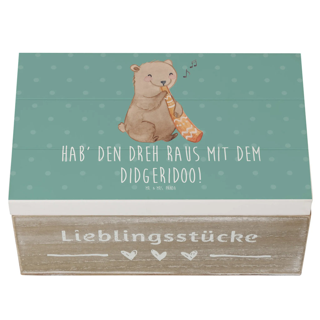 Wooden chest Hab' den Dreh raus mit dem Didgeridoo! XXL, Dekokiste, Schatulle, Geschenkbox, Erinnerungskiste, Kiste, Holzkiste, Schatzkiste, Truhe, Erinnerungsbox, Geschenkdose, Aufbewahrungsbox, Instrumente, Geschenke Musiker, Musikliebhaber