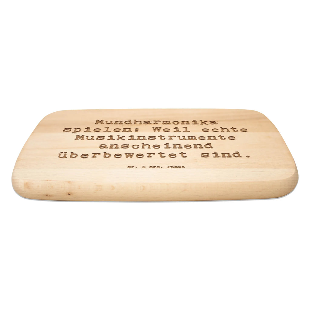 Serving board Saying Mundharmonika spielen: Weil echte Musikinstrumente anscheinend überbewertet sind. Board, cutting board, breakfast board, Instruments, gifts for musicians, music enthusiasts