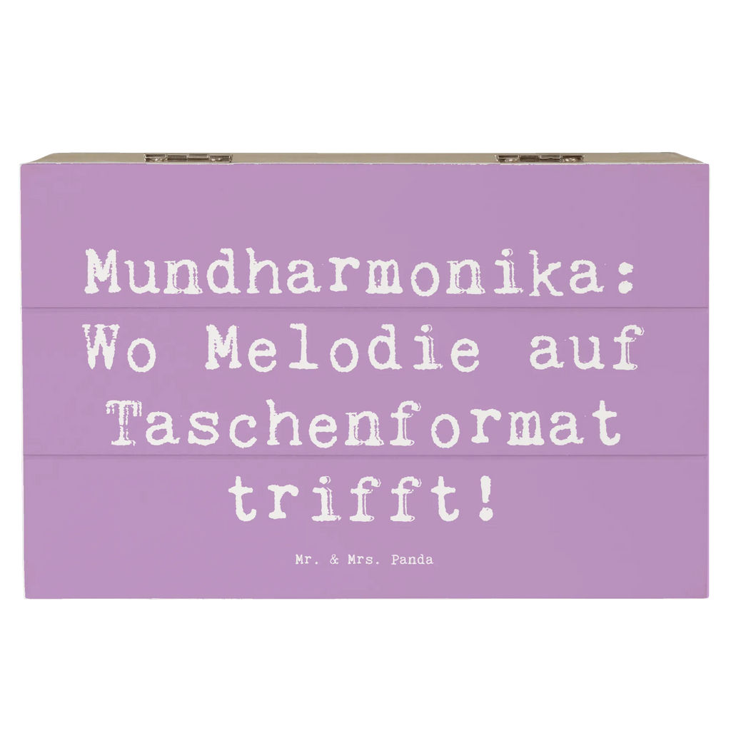 Holzkiste Spruch Mundharmonika: Wo Melodie auf Taschenformat trifft! Aufbewahrungsbox, Erinnerungskiste, Truhe, Erinnerungsbox, Geschenkbox, Holzkiste, Schatzkiste, Schatulle, Kiste, Geschenkdose, XXL, Dekokiste, Instrumente, Geschenke Musiker, Musikliebhaber