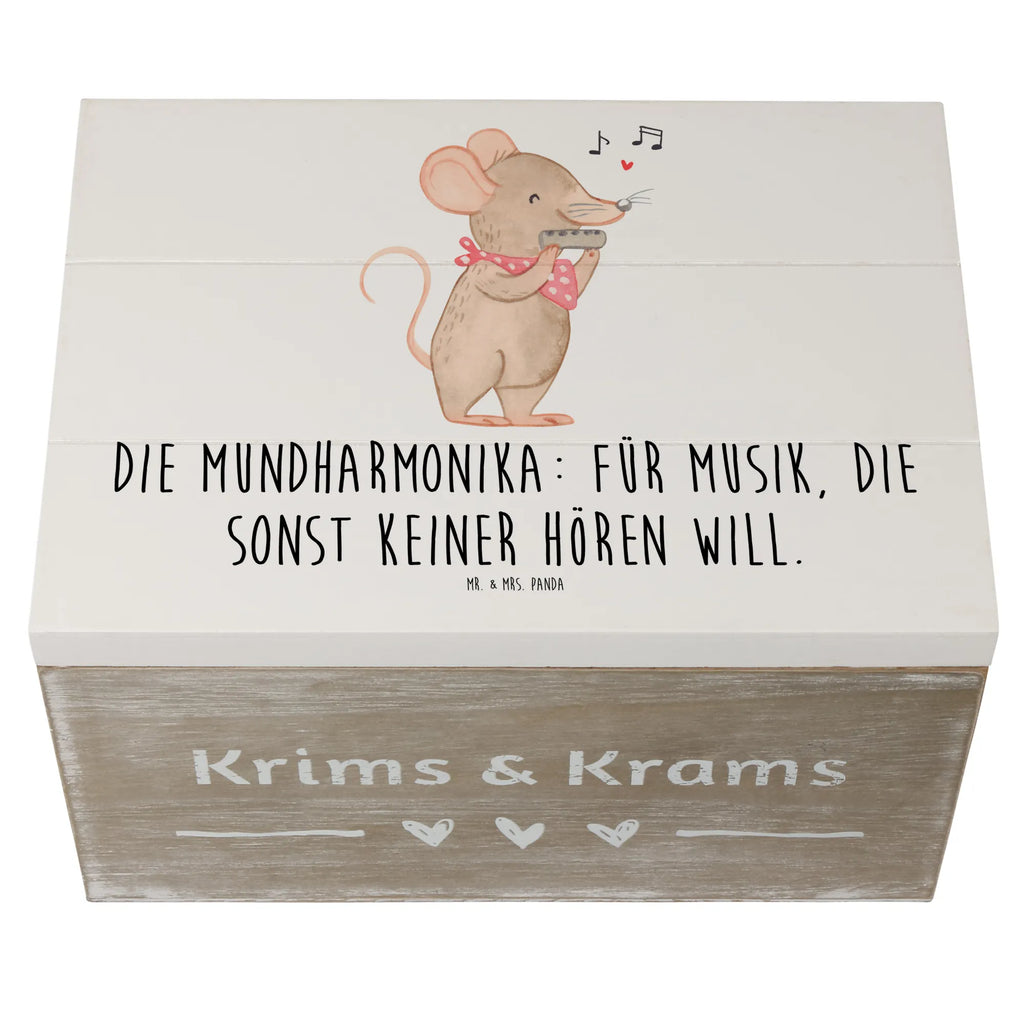 Holzkiste Musik Mundharmonika Truhe, Holzkiste, Aufbewahrungsbox, XXL, Geschenkbox, Schatulle, Geschenkdose, Erinnerungskiste, Schatzkiste, Kiste, Dekokiste, Erinnerungsbox, Instrumente, Geschenke Musiker, Musikliebhaber