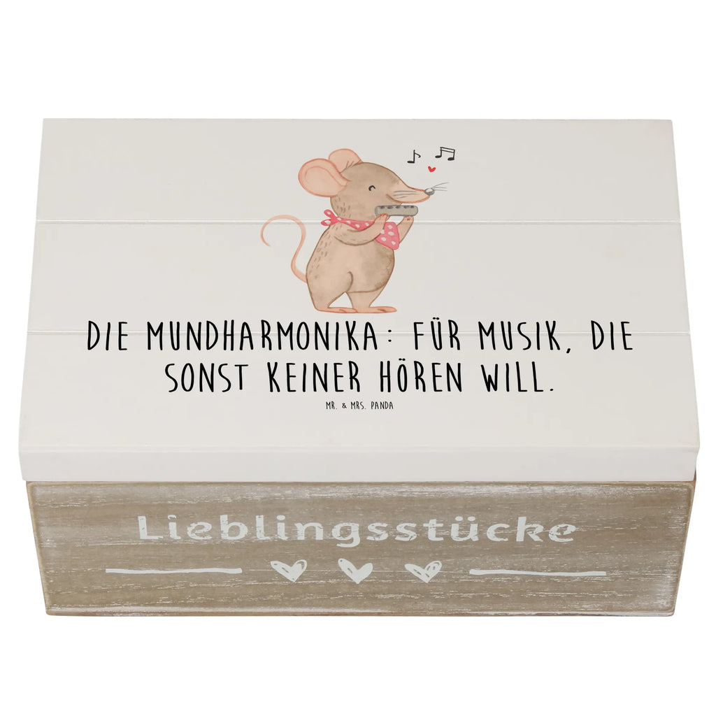 Holzkiste Musik Mundharmonika Truhe, Holzkiste, Aufbewahrungsbox, XXL, Geschenkbox, Schatulle, Geschenkdose, Erinnerungskiste, Schatzkiste, Kiste, Dekokiste, Erinnerungsbox, Instrumente, Geschenke Musiker, Musikliebhaber