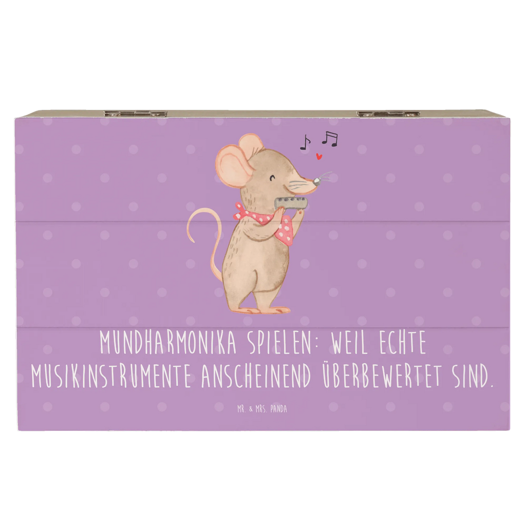 Holzkiste Mundharmonika spielen: Weil echte Musikinstrumente anscheinend überbewertet sind. Schatzkiste, Erinnerungskiste, Geschenkbox, Truhe, Kiste, Erinnerungsbox, Dekokiste, XXL, Geschenkdose, Schatulle, Aufbewahrungsbox, Holzkiste, Instrumente, Geschenke Musiker, Musikliebhaber