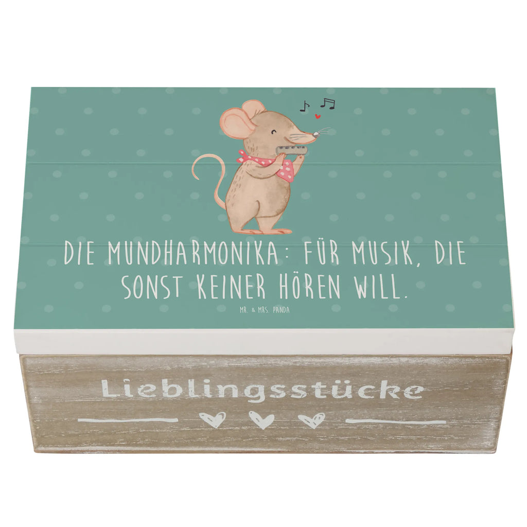 Holzkiste Musik Mundharmonika Truhe, Holzkiste, Aufbewahrungsbox, XXL, Geschenkbox, Schatulle, Geschenkdose, Erinnerungskiste, Schatzkiste, Kiste, Dekokiste, Erinnerungsbox, Instrumente, Geschenke Musiker, Musikliebhaber
