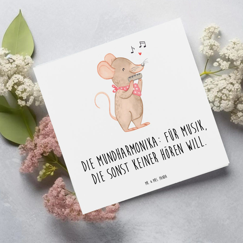 Deluxe Karte Musik Mundharmonika Hochwertige Grußkarte, Geburtstagskarte, Hochwertige Klappkarte, Klappkarte, Karte, Glückwunschkarte, Grußkarte, Hochzeitskarte, Einladungskarte, Instrumente, Geschenke Musiker, Musikliebhaber