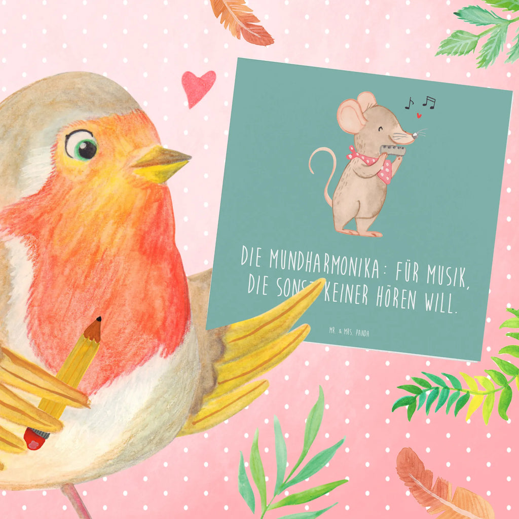 Deluxe Karte Musik Mundharmonika Hochwertige Grußkarte, Geburtstagskarte, Hochwertige Klappkarte, Klappkarte, Karte, Glückwunschkarte, Grußkarte, Hochzeitskarte, Einladungskarte, Instrumente, Geschenke Musiker, Musikliebhaber