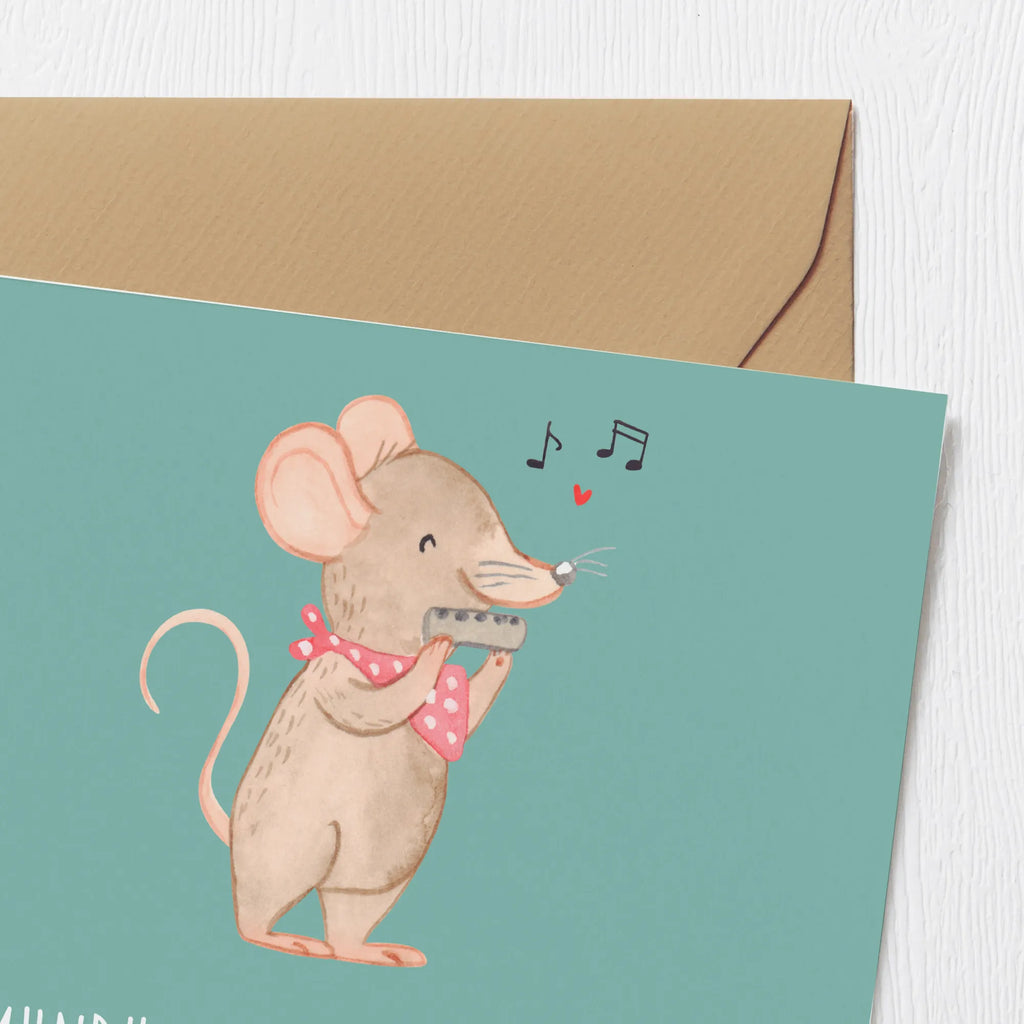 Deluxe Karte Musik Mundharmonika Hochwertige Grußkarte, Geburtstagskarte, Hochwertige Klappkarte, Klappkarte, Karte, Glückwunschkarte, Grußkarte, Hochzeitskarte, Einladungskarte, Instrumente, Geschenke Musiker, Musikliebhaber