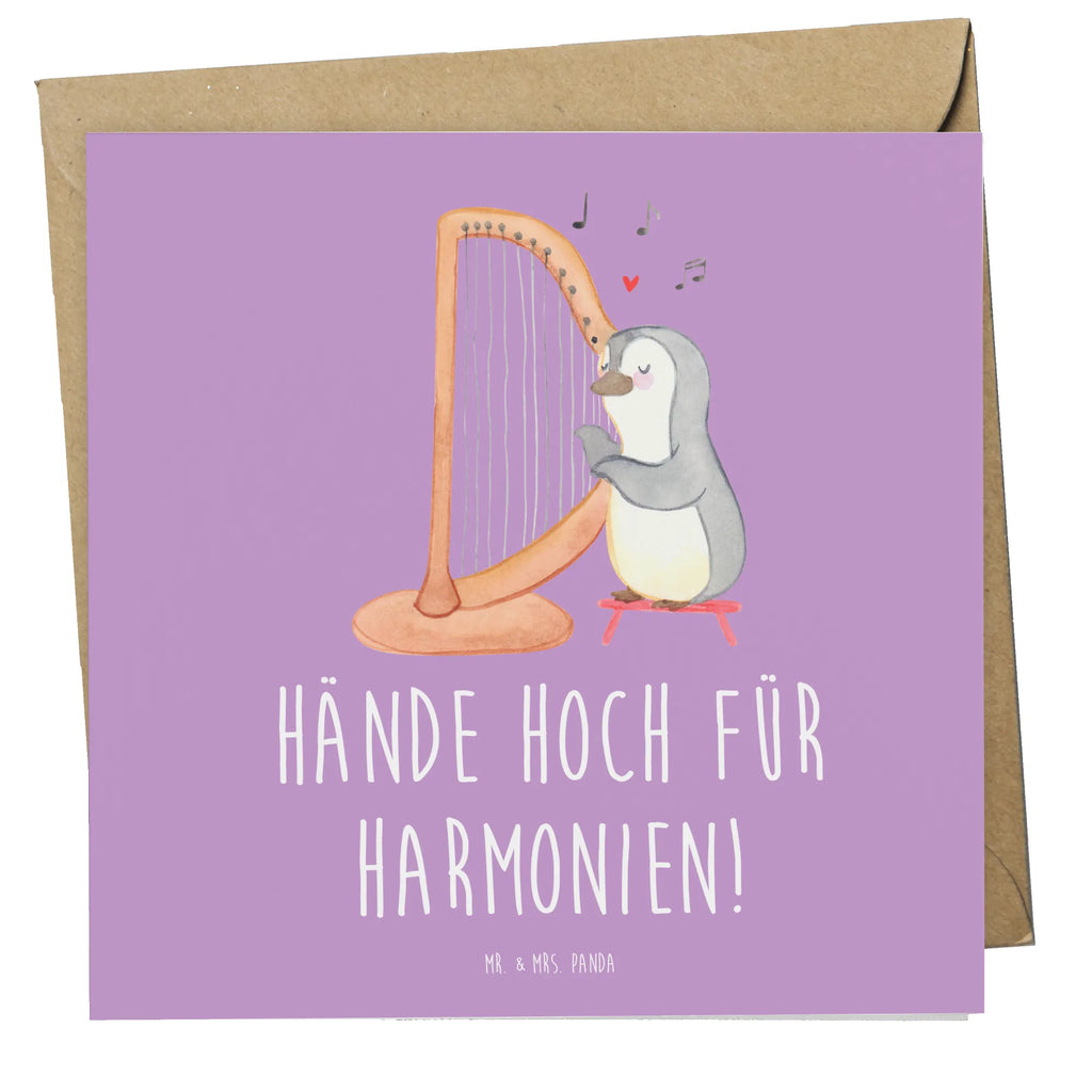 Deluxe Card Hände hoch für Harmonien! Karte, Einladungskarte, Glückwunschkarte, Hochwertige Klappkarte, Hochzeitskarte, Grußkarte, Hochwertige Grußkarte, Geburtstagskarte, Klappkarte, Instrumente, Geschenke Musiker, Musikliebhaber