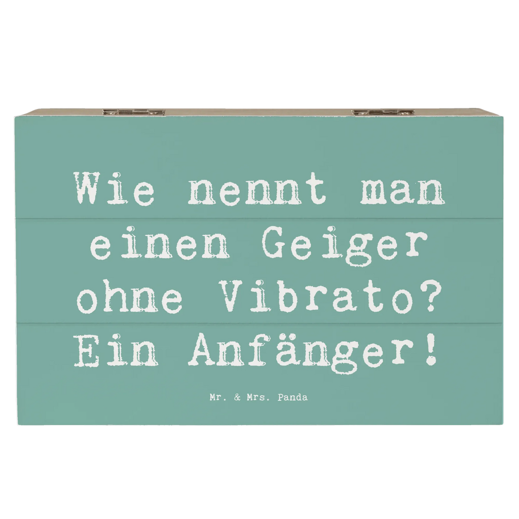 Holzkiste Spruch Violine Anfänger Aufbewahrungsbox, Erinnerungskiste, Geschenkbox, Schatzkiste, Erinnerungsbox, Dekokiste, Kiste, Schatulle, Truhe, XXL, Geschenkdose, Holzkiste, Instrumente, Geschenke Musiker, Musikliebhaber