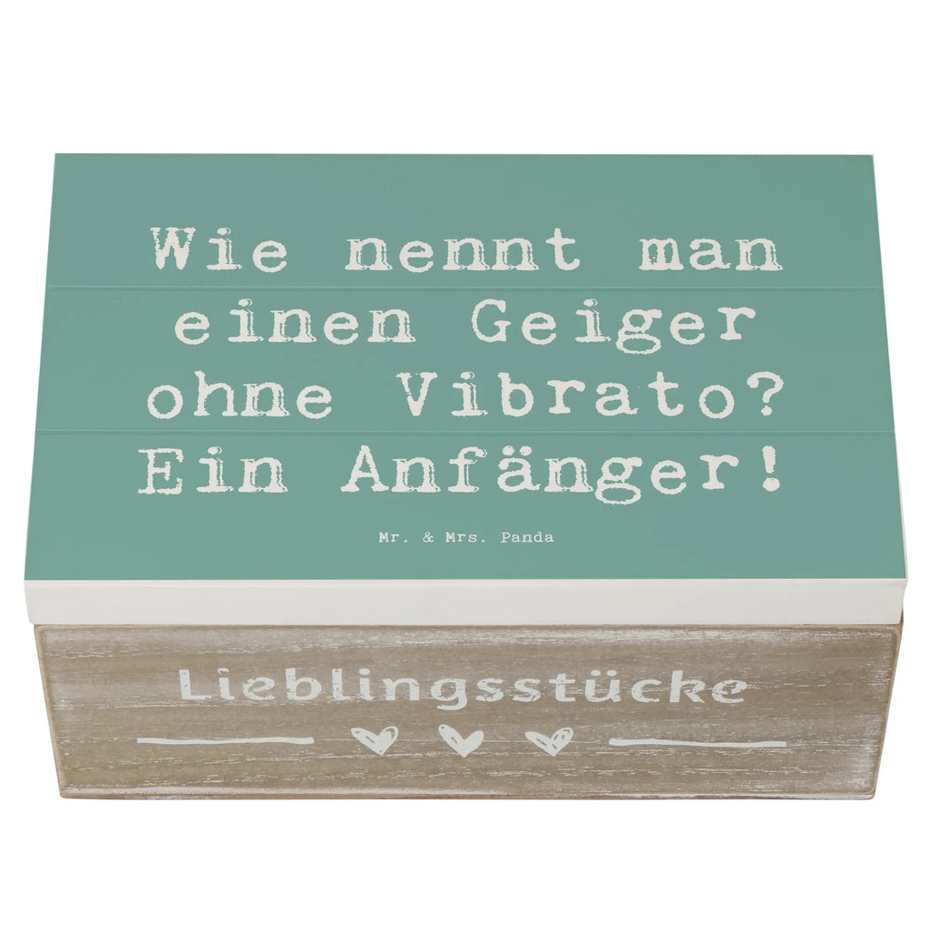 Holzkiste Spruch Violine Anfänger Aufbewahrungsbox, Erinnerungskiste, Geschenkbox, Schatzkiste, Erinnerungsbox, Dekokiste, Kiste, Schatulle, Truhe, XXL, Geschenkdose, Holzkiste, Instrumente, Geschenke Musiker, Musikliebhaber