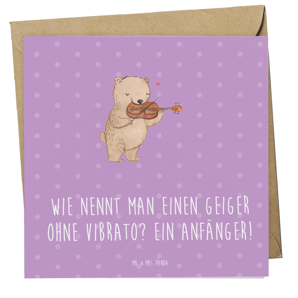 Deluxe Karte Violine Anfänger Glückwunschkarte, Klappkarte, Hochwertige Grußkarte, Karte, Hochwertige Klappkarte, Geburtstagskarte, Einladungskarte, Grußkarte, Hochzeitskarte, Instrumente, Geschenke Musiker, Musikliebhaber