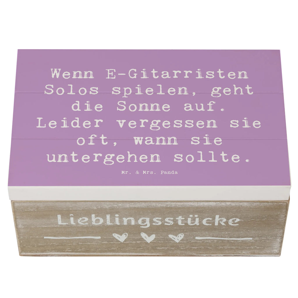 Holzkiste Spruch E-Gitarre Solos Truhe, Erinnerungsbox, Holzkiste, Geschenkbox, Schatzkiste, Kiste, XXL, Geschenkdose, Schatulle, Erinnerungskiste, Aufbewahrungsbox, Dekokiste, Instrumente, Geschenke Musiker, Musikliebhaber