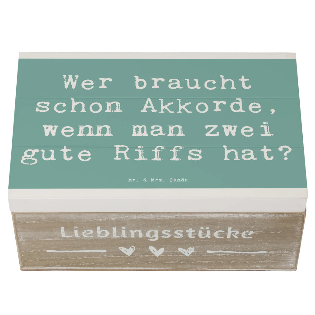Holzkiste Spruch E-Gitarre Zwei Riffs Dekokiste, Schatzkiste, Erinnerungsbox, Geschenkbox, XXL, Holzkiste, Kiste, Geschenkdose, Aufbewahrungsbox, Erinnerungskiste, Schatulle, Truhe, Instrumente, Geschenke Musiker, Musikliebhaber