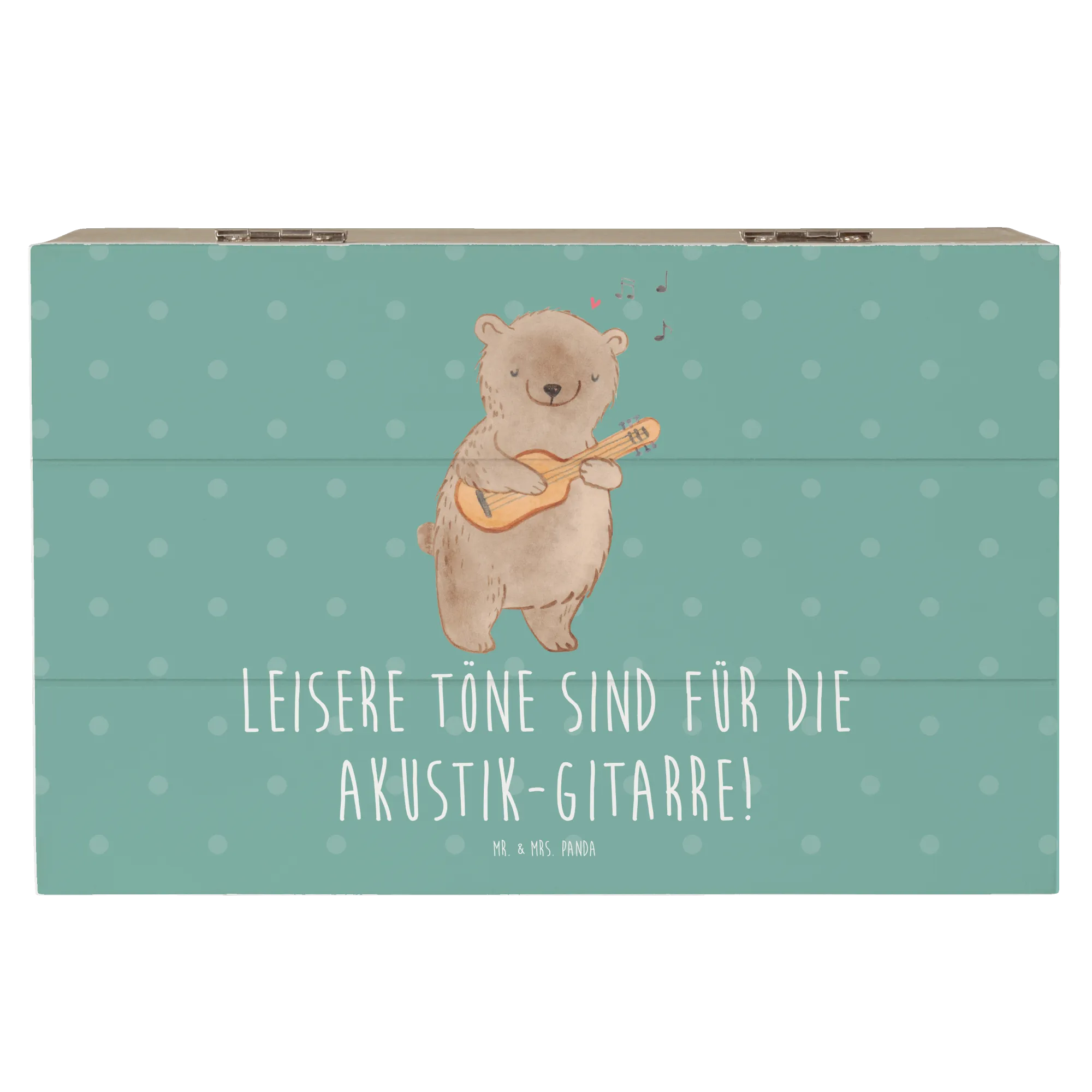 ein schlafsack und eine gitarre noten Geschenkbox Akustik-Gitarre Magie